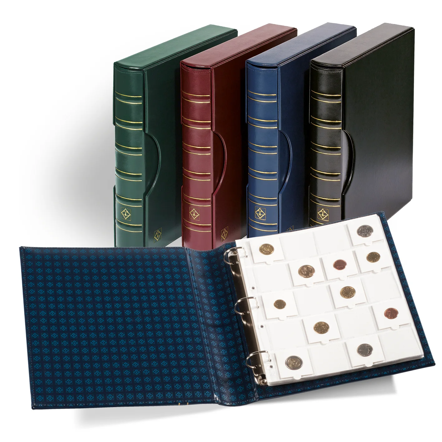 LIGHTHOUSE Classic GRANDE Album with M12K Sheets for 2.5 x2.5" coin holders