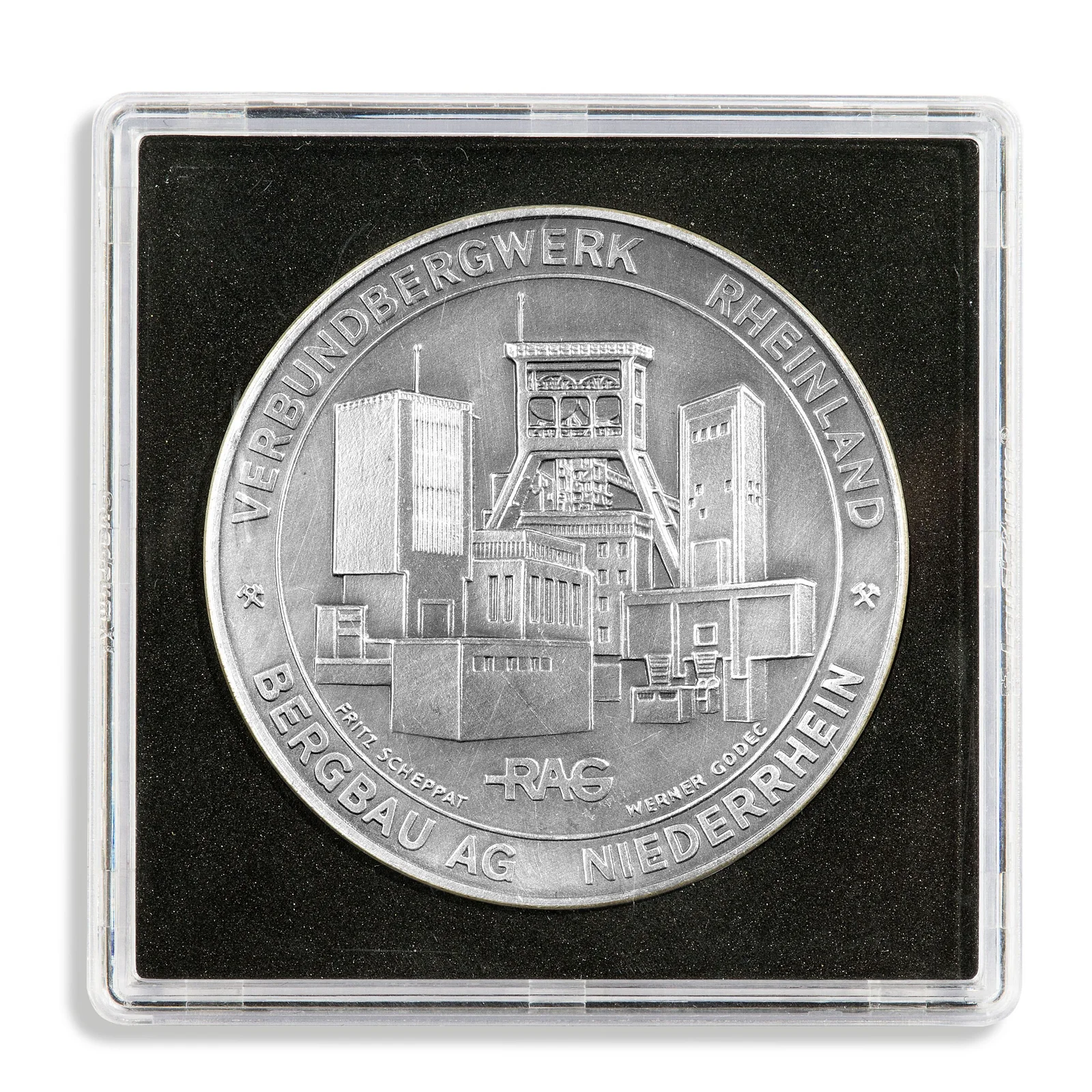 LIGHTHOUSE Large Square Coin Capsules QUADRUM XL Pack of 5