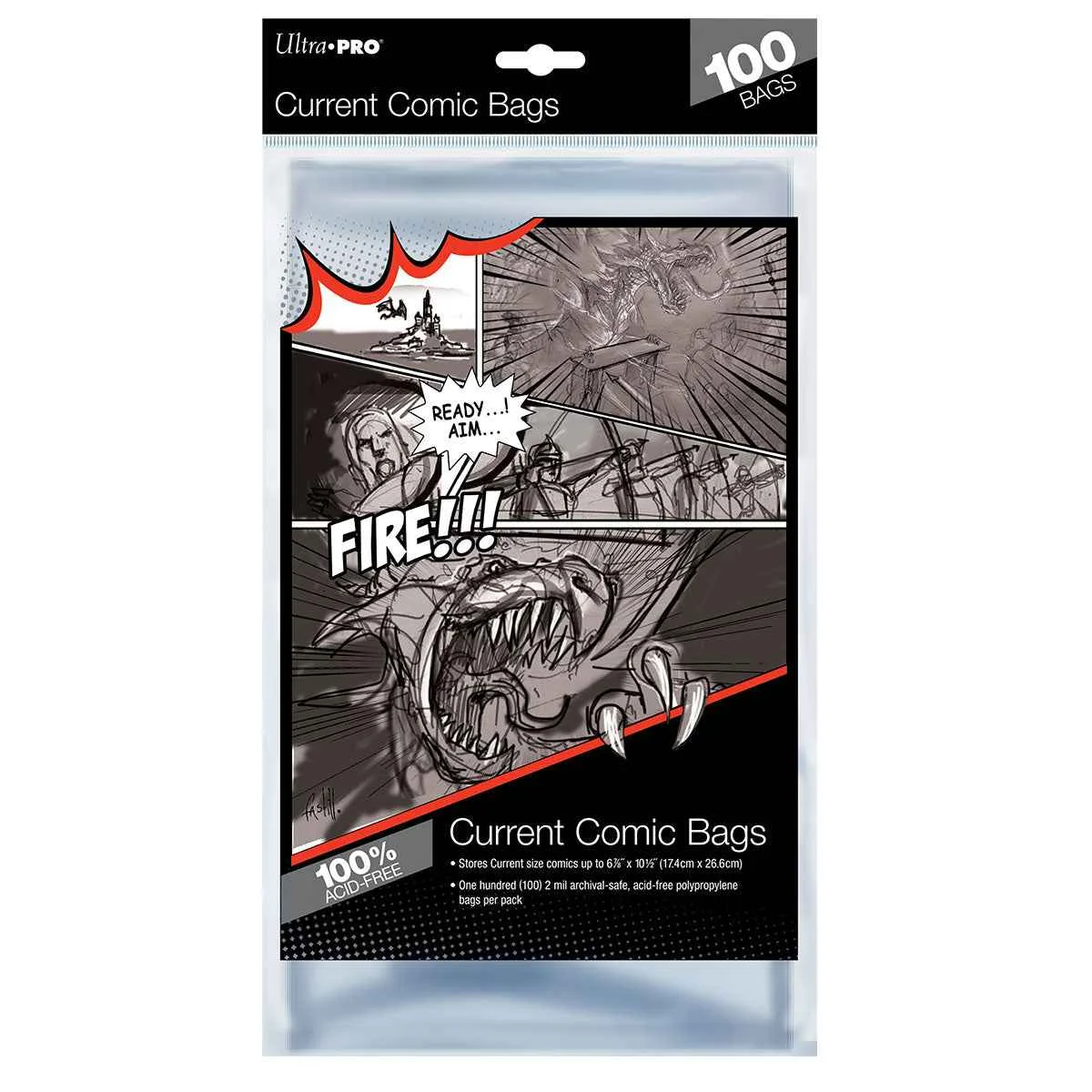 Ultra PRO Current Size Comic Bags (100ct)