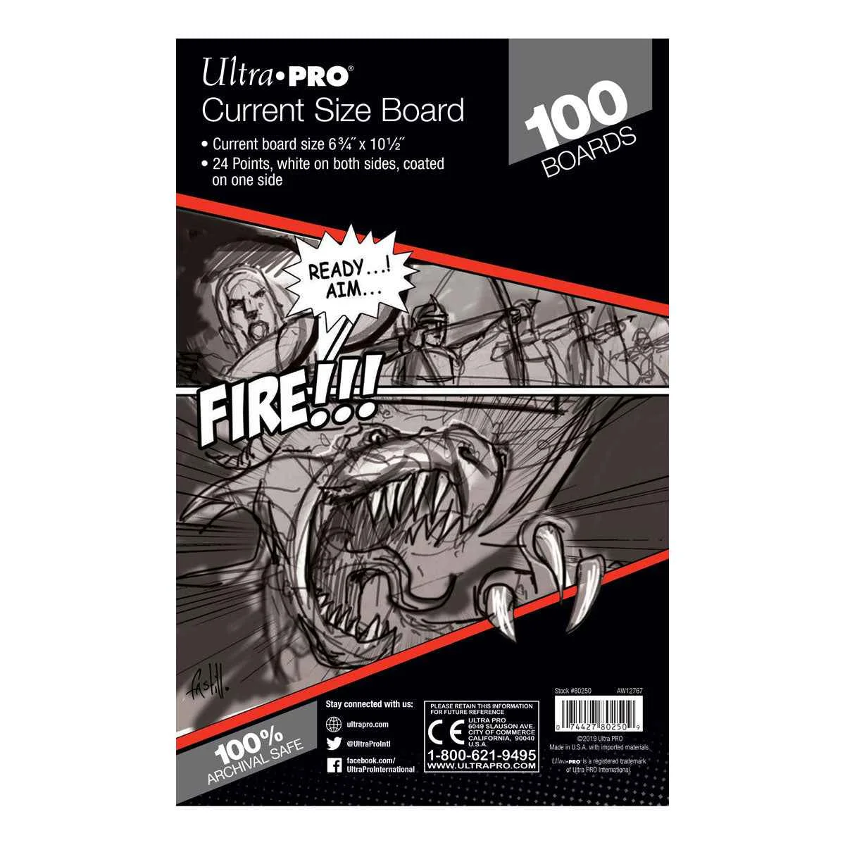 Ultra PRO Current Size Comic Boards (100ct)