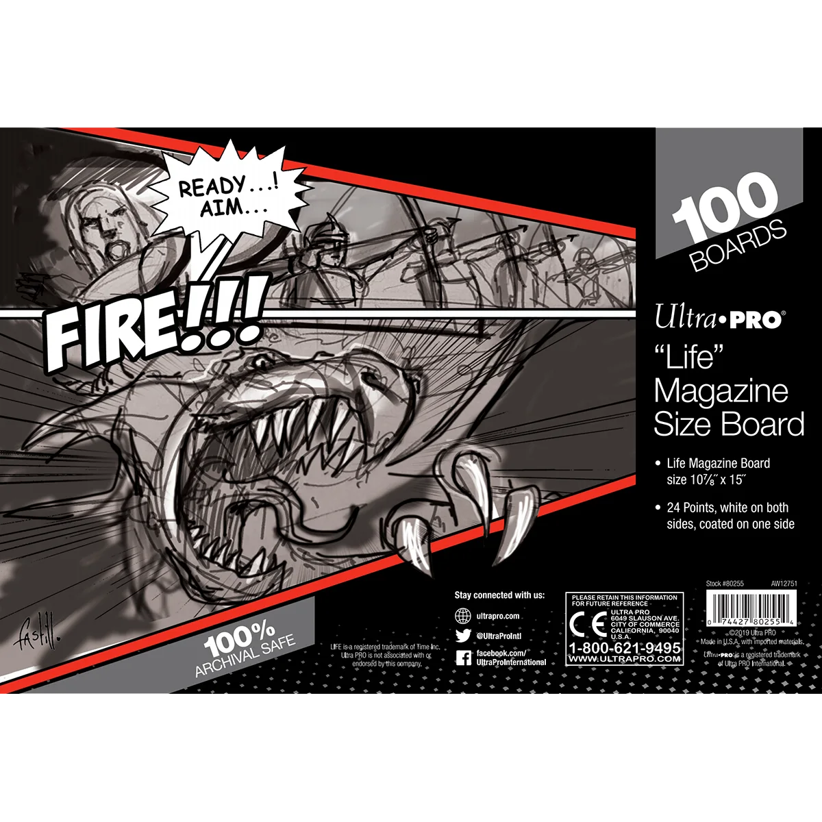 Ultra PRO Life Magazine Size Comic Boards (100ct)