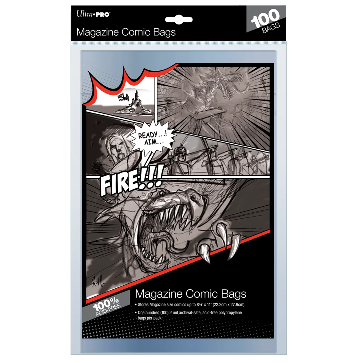 Ultra PRO Magazine Size Comic Bags (100ct)
