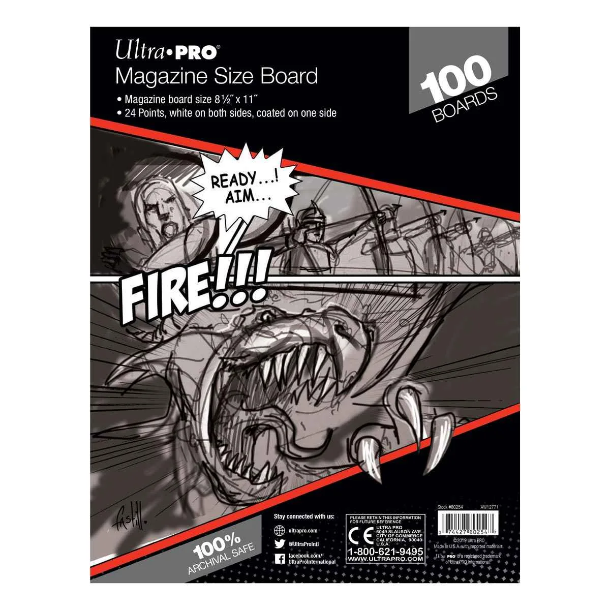 Ultra PRO Magazine Size Comic Boards (100ct)
