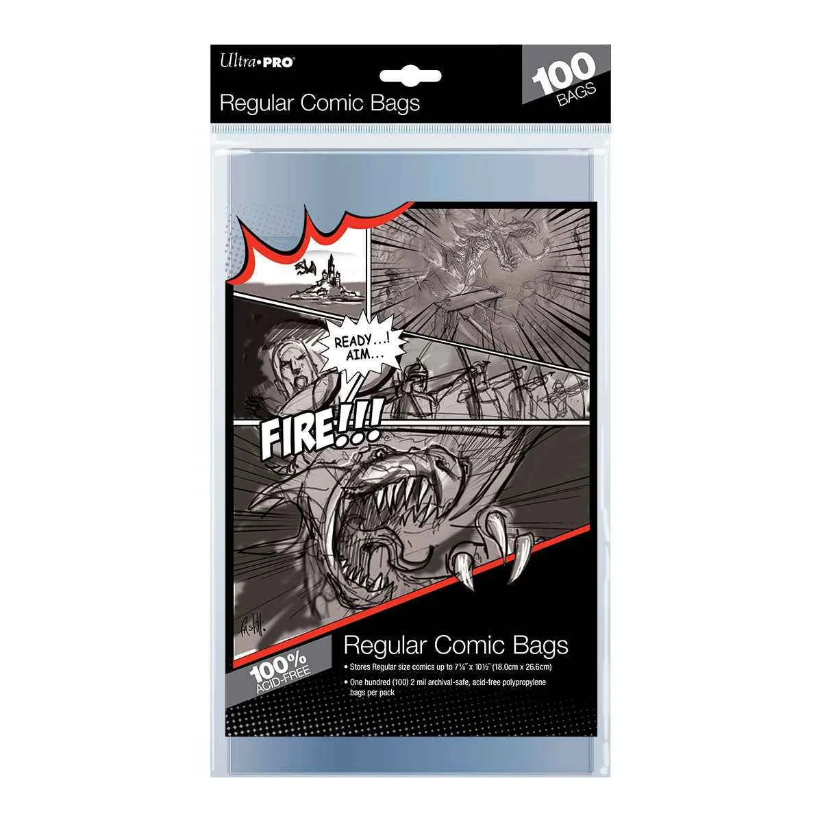 Ultra PRO Regular Size Comic Bags (100ct)